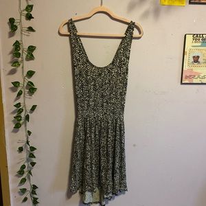 Black and white dress